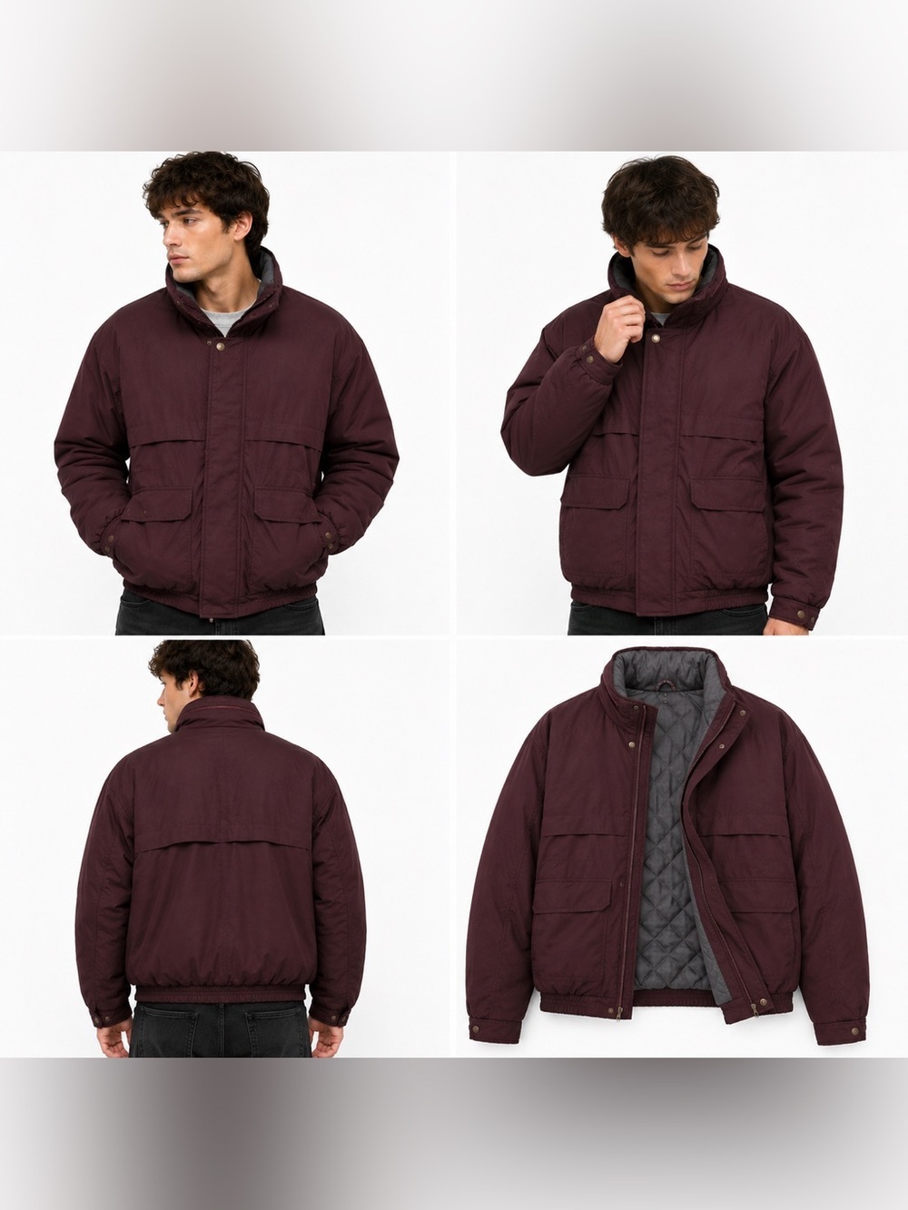 North Bay Trade Men’s Insulated Bomber Jacket